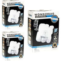 Wonderbag Allergy Care lot di 12 sacchetti per aspirapolvere per aspirapolvere Rowenta