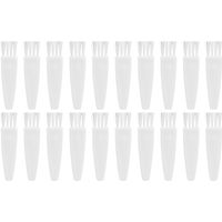 20pcs Razor Brush PP Handle Nylon Bristles Electric Beard Trimmer Cleaning Brushes for Computer Accessories