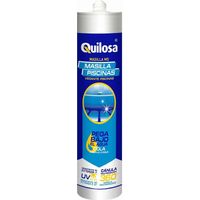Masilla MS Quilosa para piscinas pega y sella cartucho 300ml azul