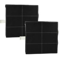 vhbw 2x Aktivkohlefilter kompatibel mit Siemens LC48950 LC48955, LC56650, LC47956, LC48650, LC56750 Dunstabzugshaube - 22,2 x 22,2 x 2,4 cm