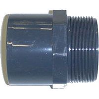 Raccord d'évacuation PVC – Embout fileté B mâle à coller / mâle à visser – Diamètre 25/32 – Filetage 26/34 – Pour chantiers humides – Sorodist