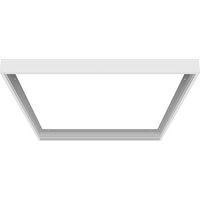 Sysled – Cadre en acier laqué blanc pour dalle LED 600x600 mm – Installation en saillie – Résistant à la corrosion et aux chocs – Montage facile - LED 600 X