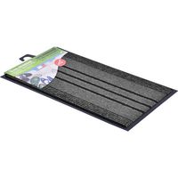 Tapis absorbant 2-en-1 extérieur et intérieur Tapis protection de sol anti-poussière anti-saletés Liseré Vert