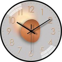 Orologio da parete moderno silenzioso a batteria, senza ticchettio, ideale per soggiorno, camera da letto, cucina, ufficio e aula, come da immagine.