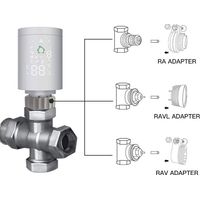 ZigBee Termostato Valvola Wireless Per Radiatore Termosifone Alimentazione Con Pile Compatibile Con Alexa e Google Home