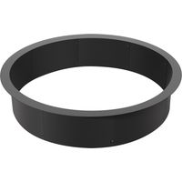 Mophorn Round Fire Pit Ring, 40-Inch Outer/36-Inch Inner Diameter.8.5-Inch Height.Heavy-duty carbon steel liner for DIY campfire,suitable for above or in-ground use in outdoor camping and bonfires.