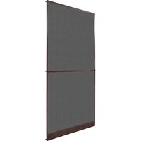Schwenk-Insektenscreen Braun und Schwarz 100 x 215 cm vidaXL