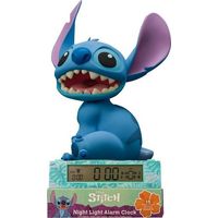 Roline Lampada 3D Stitch con allarme e luce notturna LED