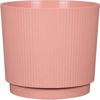 Cache-pot redondo - GARDEN ID - Lino - Ø 25 - 7 L - H 22 cm - Rosa