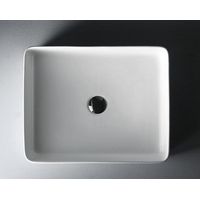 Vasque à poser sans trou rectangulaire ZOU 51x40,5x11 cm