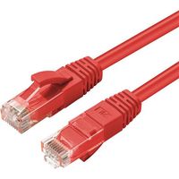 MicroConnect U/UTP CAT6 3M Rojo LSZH