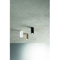PLAFONIERA FILO ATTACCO GU10 ORO D.6CM H.12CM