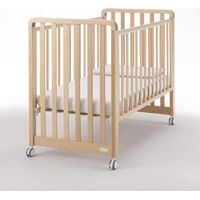 AZZURRA Culla Lettino Evolutivo Glam 9 In 1 Naturale Tessile Avana