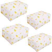 Clothes Organizer, Large Quilt Organizer, Mildew and Moisture Resistant, Clothes Organizer, Quilt, Bedding (4pcs) - Crezuo