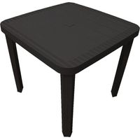Copy Of Table De Jardin Carrée Blanche 80x80cm En Plastique Mobilier D'extérieur 008007