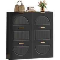 PLACARD Élégant Design Fonctionnel MDF Noir 118.00 x 25.00 x 115.00 cm