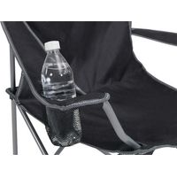 Outwell Spruce Arm Chair chaise de camping noire confortable