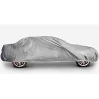 Werka Pro – Housse de protection doublée pour voiture berline – PEVA 100% étanche – Résistance de -15°C à +50°C – Élastiques de maintien