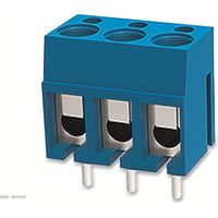 DEGSON Klemmleiste, DG300-5.0-02P-12-00AH, vertikal 2 polig blau