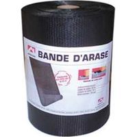 QEM – Bande d'arase étanche 25cm x 50m – Pour soubassement et élévation – Résistance au pliage et rupture – Protection contre l'humidité