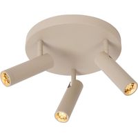 Lucide GRADO - Deckenstrahler - Ø 25 cm - 3xGU10 (MR11) - Taupe