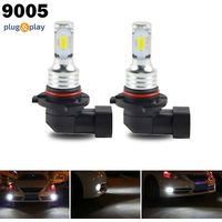 phares antibrouillard avant à LED 9005 HB3 pour voiture
