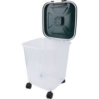Mi Tong Kitchen Wasserdichter und staubdichter Reiseimer, Reisbehälter mit multidirektionalen Rollen, großes Fassungsvermögen, lebensmittelecht