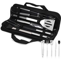 Outils de barbecue, ensemble de barbecue en acier inoxydable, accessoires de barbecue, outils de barbecue, accessoires de barbecue pour jardin