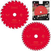 Freud Pro Twin Pack TCT Circular Saw Blades 165mm x 20mm Bore - 40 + 24 Tooth