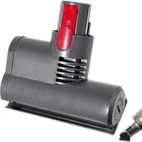 Mini brosse turbo pour Dyson V7 V8 V10 V11 V15, brosse rotative motorisée avec système de fixation rapide pour canapé, siège auto, fauteuil, élimine les acariens et les allergènes