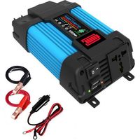 Convertisseur de tension pour voiture, 12V 220V 4000W, onde sinusodale Pure, transformateur automatique