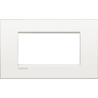 Bticino livinglight air placca 4 moduli colore bianco puro lnc4804bn
