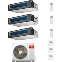 Condizionatore Canalizzabile TCL Trial Split 9+12+18 con MT2730 R-32 Wi-Fi Optional con Comandi a Filo