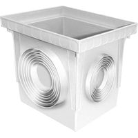 POZZETTO SINGOLO IN PLASTICA SENZA COPERCHIO cm. 30x30x29,2 h