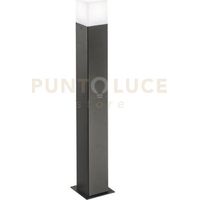GES412- PALETTO ALLUMINIO 1 LUCE ATTACCO E27 COLORE GRIGIO ANTRACITE H.70CM