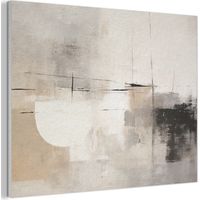 Acoustic Felt Wall Art Abstract - Art - Gray 100x70 cm