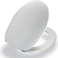 Pressalit WC-Sitz mit Deckel und Scharniere weiß 124000-UN3999