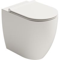 Vaso form filo parete - cm 54x35xh42 - sedile escluso