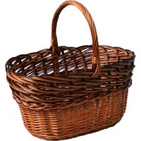 Panier à provisions en osier
