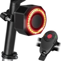 Alarme de vélo sans fil avec télécommande USB-C, capteur de mouvement antivol sans fil 110 dB pour vélo électrique, moto et scooter. XXW