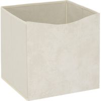 Scatola mix n modul 31x31cm beige in tessuto e cartone - 5five