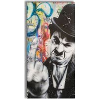 F.U. - Quadro Canvas Contemporaneo su telaio in legno - Misura: 50x100 cm