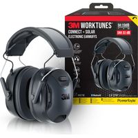 Protection auditive sans fil 3M™ WorkTunes™ Connect & Solar dotée de la technologie Bluetooth®