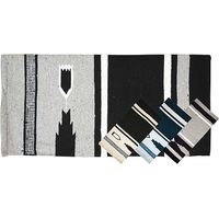 Blu Nero Rn1-Lta - Tappetino sottosella in tessuto navajo con fantasia 32"x32"