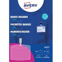 Avery-Zweckform 4822 Porte-badge (l x H) 90 mm x 60 mm 25 pc(s)