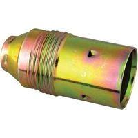 Casquillo E14 de acero cincado V con conexión roscada ø 11 mm