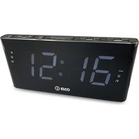 RADIO OROLOGIO, PROIETTORE 20 MEMORIE, NERO, 2 ALLARMI - 100X40X120