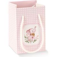 Scotton Shop Box Elefantino Rosa Cartoncino 9x9x14 cm 10 pz