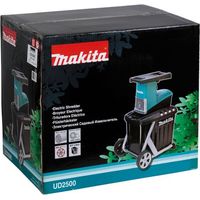 Makita UD2500 Elektro Garten Häcksler Schredder Leisehäcksler 2500 Watt 45 mm