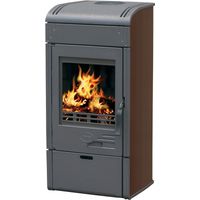 Plamen Gusskaminofen Vesta Braun und 9 kW